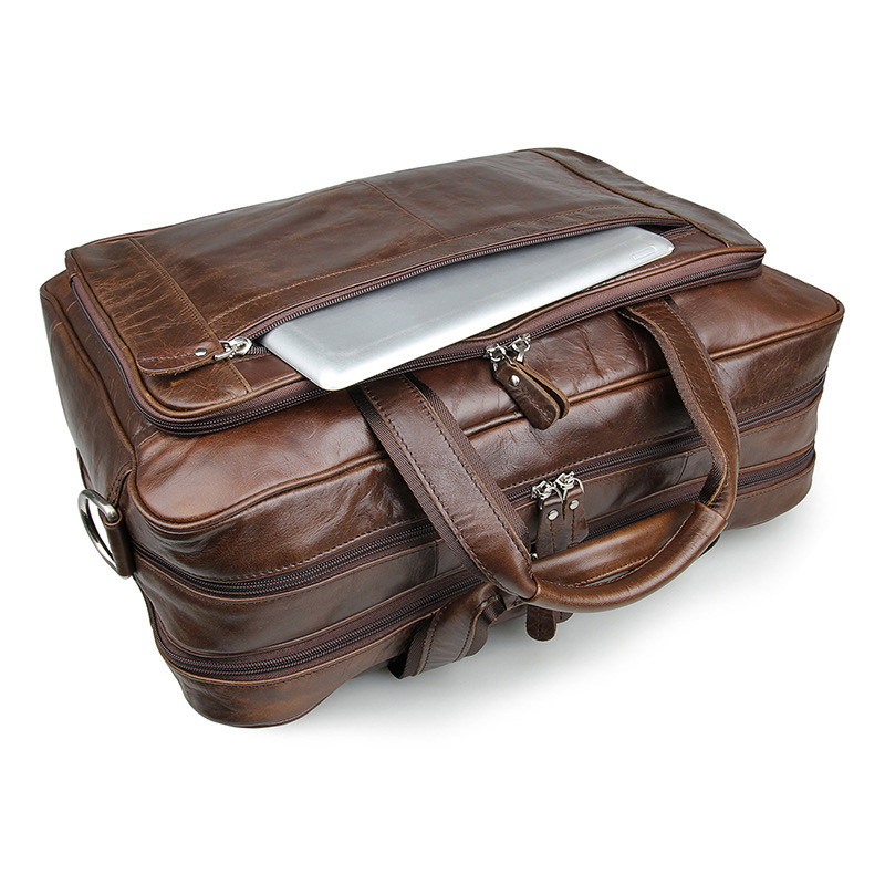 LACHIOUR-حقيبة يد جلدية أصلية  - مراجعة Leather Briefcase وسعره