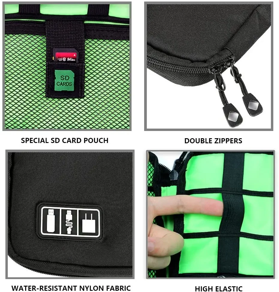 حقيبة تنظيم وتخزين الكابلات، ن - مراجعة Travel Luggage Set وسعره
