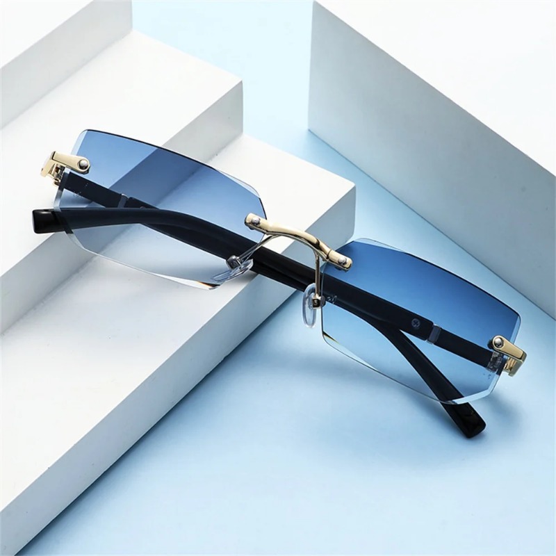 نظارات شمسية عصرية بدون إطار ل - مراجعة Designer Sunglasses وسعره