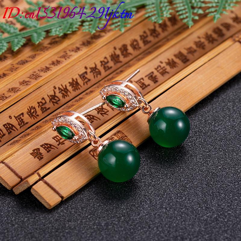 أقراط من حبات اليشم الطبيعي ،  - مراجعة Gold Plated Jewelry وسعره