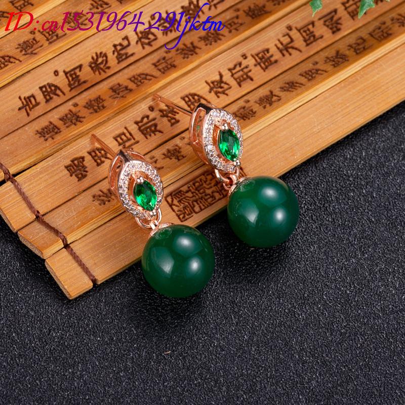 أقراط من حبات اليشم الطبيعي ،  - مراجعة Gold Plated Jewelry وسعره