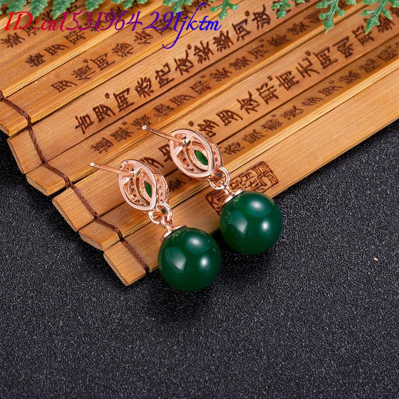أقراط من حبات اليشم الطبيعي ،  - مراجعة Gold Plated Jewelry وسعره